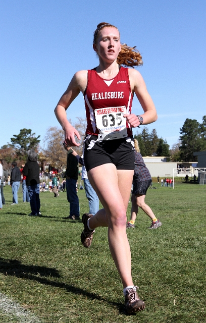 NCS XC D4  Girls-052.JPG - 2009 North Coast Section Cross Country Championships, Hayward High School, Hayward, California